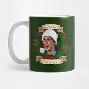 Griswold bend over Christmas design Mug